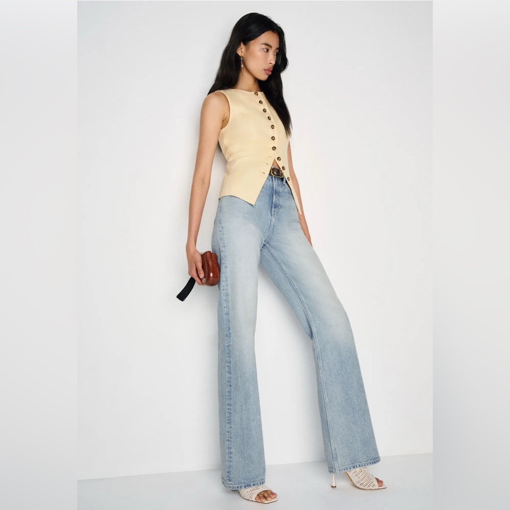 Reformation Light Blue High Rise Jeans - Picture 4 of 11